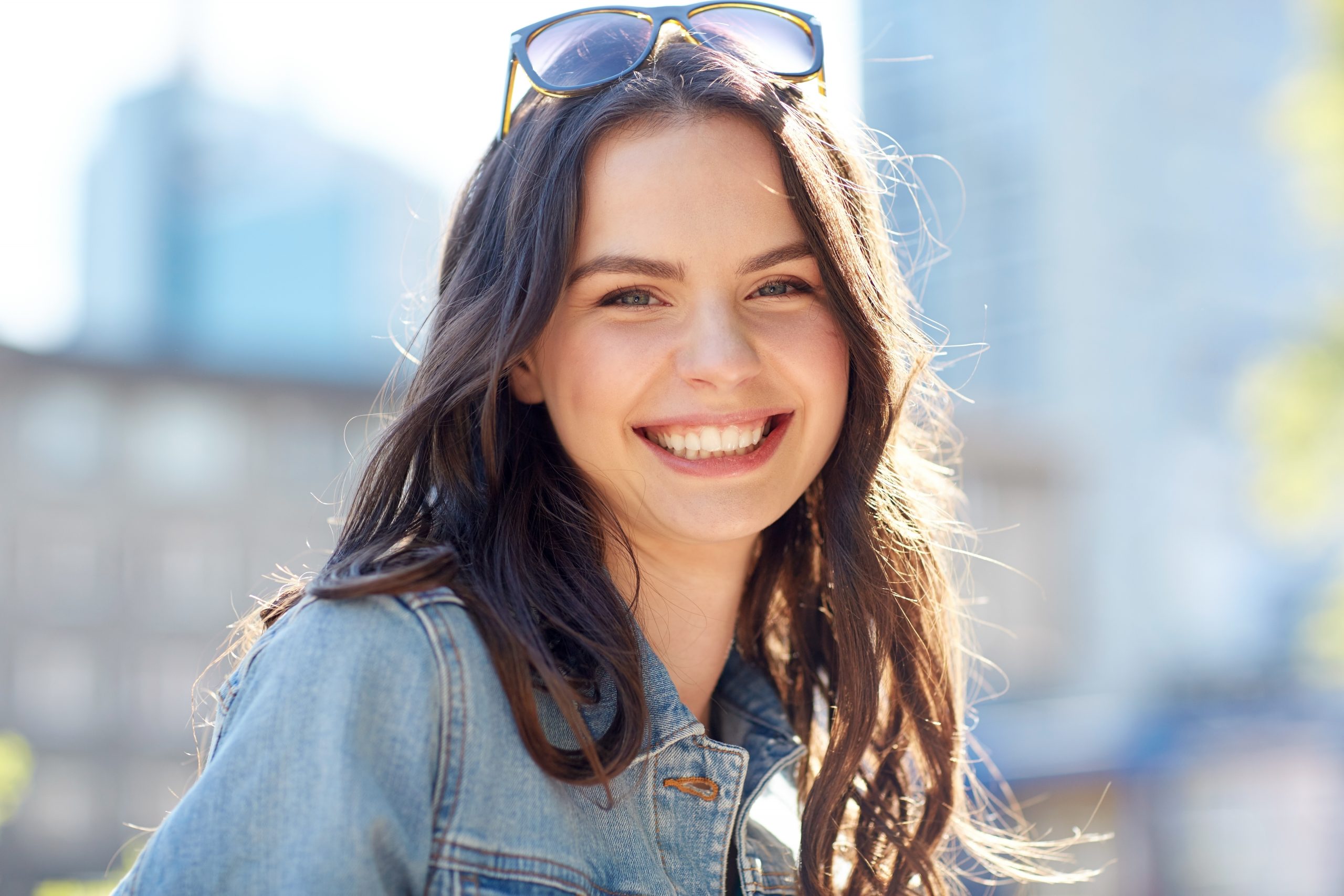Healthy teeth after cleaning